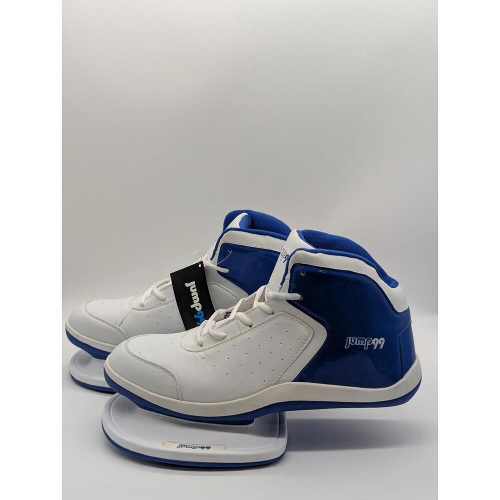 Mens Size 12.5 Jump 99 Plyometric Training Shoes White Blue Vertical Jump New